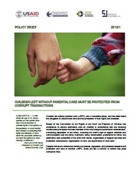 Children left without parental care must be protected from corrupt transactions